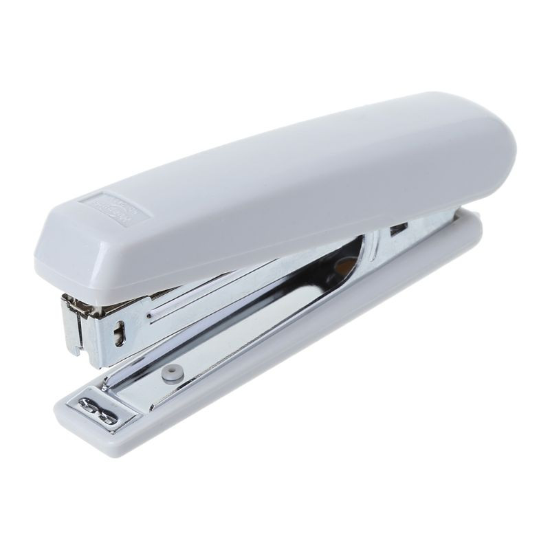 Prijenosna metalna ručna klamerica koristi br. 10 spajalica. Stolni školski uredski pribor