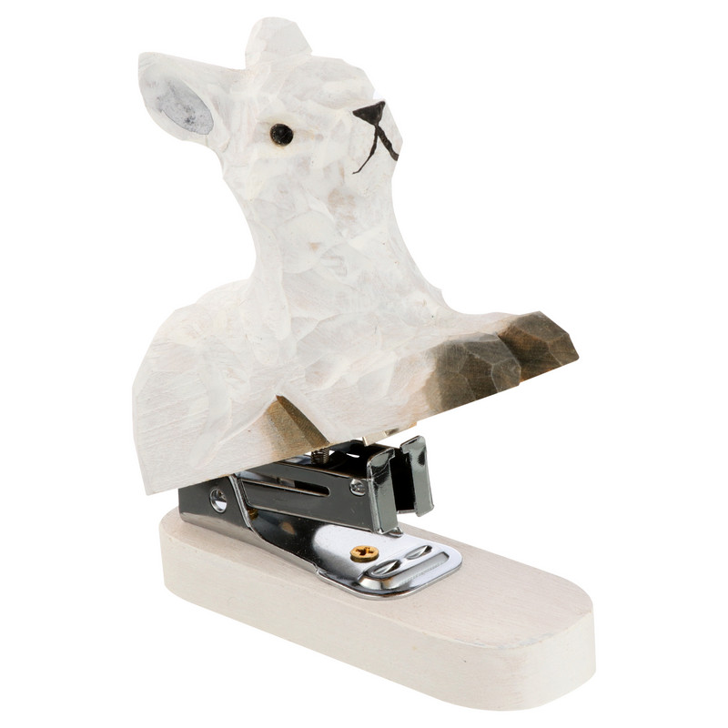 Συρραπτικό Μίνι Γραφείο Γάτα Αξεσουάρ Ξύλινα χαρτικά Φορητό Γραφείο κινουμένων σχεδίων Ζώο Φοιτητής Επιτραπέζιο Σχολείο Επιτραπέζιο Παιδικό Σπίτι 3D