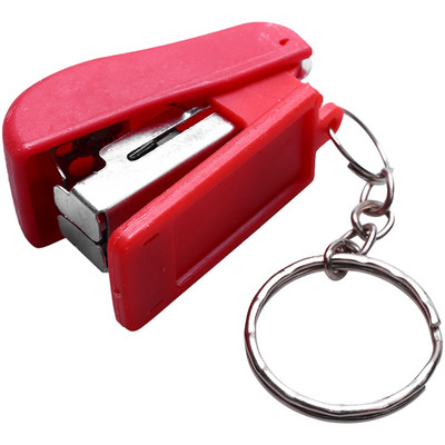 1 бр. Мини телбод Пластмасов комплект канцеларски материали Kawaii телбод Хартия Офис аксесоари Сладък многоцветен телбод