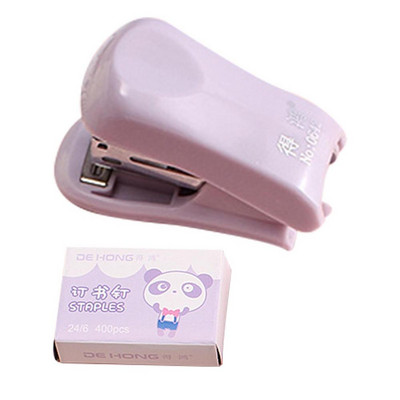 Μίνι συρραπτικό με συρραπτικά χειρός για το γραφείο Το μίνι συρραπτικό περιλαμβάνει ενσωματωμένο εξάρτημα αφαίρεσης συρραπτικών & συρραπτικό 400 τμχ για το σπίτι