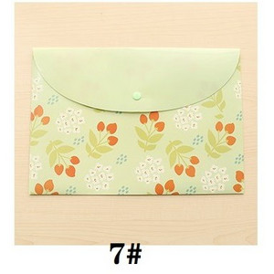 A4 patvarus aplankas, gėlėtas rinkmenų krepšys, popierinis dokumentų popierius, laikymo maišelis Biuro mokyklinės reikmenys vaikams Kanceliarinės prekės dovana