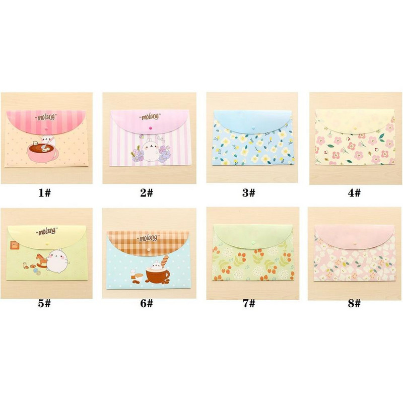 A4 patvarus aplankas, gėlėtas rinkmenų krepšys, popierinis dokumentų popierius, laikymo maišelis Biuro mokyklinės reikmenys vaikams Kanceliarinės prekės dovana