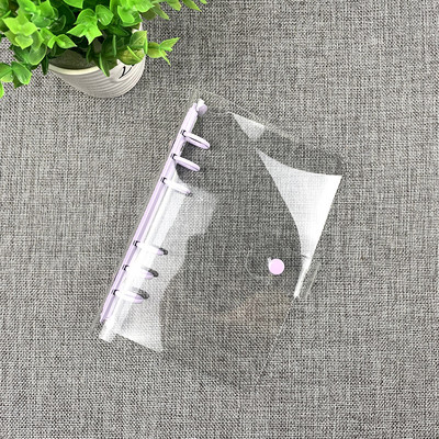 A6 A5 Binder Biudžetinis PVC Shell Gypsophila blizgučiai Užrašų knygelės viršelis Dienotvarkė Planner Bullet School Kanceliarinės prekės 1vnt