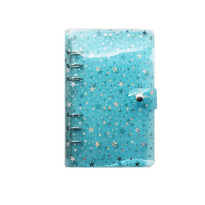 A6 A5 Binder Biudžetinis PVC Shell Gypsophila blizgučiai Užrašų knygelės viršelis Dienotvarkė Planner Bullet School Kanceliarinės prekės 1vnt