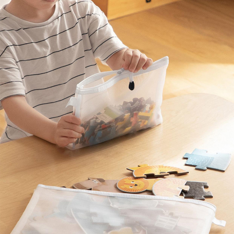 A4 A5 A6 dokumentų maišelis, skaidrus failų aplankas, skaidrus nailono tinklinis laikymo krepšys su užtrauktuku, raštinės reikmenų organizatorius Mokykliniai reikmenys