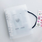 Kūrybinis vandeniui atsparus PP matinis skaidrus A5 segtuvų kišenės Nešiojamojo kompiuterio segtuvų rinkmenos Ataskaitos segtuvas Šešių skylių aplankas Biuro reikmenys