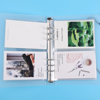 Creative Waterproof PP Matte Transparent A5 Binder Pockets Notebook Binder Files Reports Binder Φάκελος έξι οπών Αναλώσιμα γραφείου