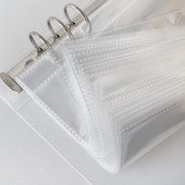 Nuotraukų albumas Binder A5 segtuvų rankovės kortelė Fotokortelių apsauga Organizatorius Traukinio bilietų kortelės knyga Papuošalų kortelių kolekcijos albumas