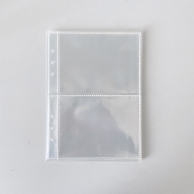 Nuotraukų albumas Binder A5 segtuvų rankovės kortelė Fotokortelių apsauga Organizatorius Traukinio bilietų kortelės knyga Papuošalų kortelių kolekcijos albumas