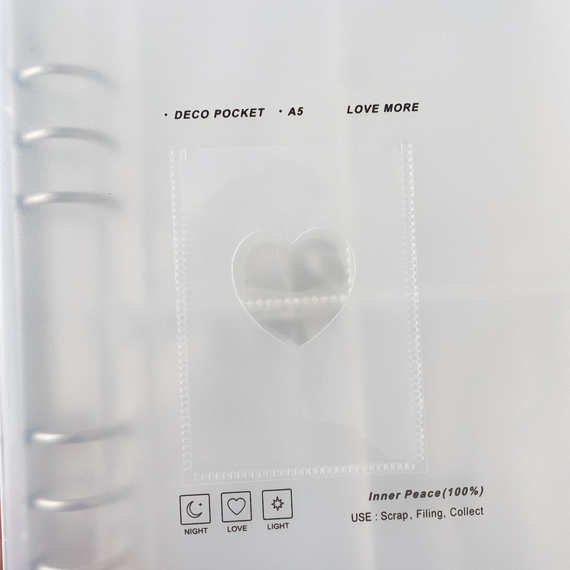 Nuotraukų albumas Binder A5 segtuvų rankovės kortelė Fotokortelių apsauga Organizatorius Traukinio bilietų kortelės knyga Papuošalų kortelių kolekcijos albumas