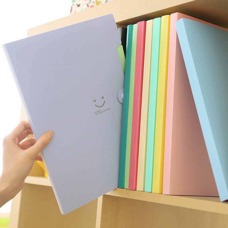 10 spalvų kiliminės dangos vandeniui atsparūs biuro plastikiniai aplankai kelių kišenių tvarkyklės A4 failo išplėtimo dokumentų aplankų segtuvai