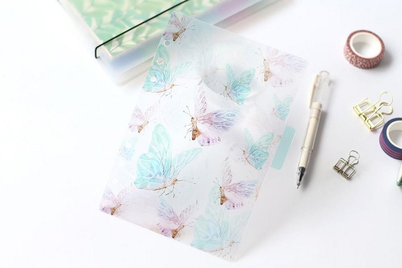 Creative A5 A6 A7 Spalvotas užrašų knygelės rodyklės puslapis Matinis viršelis Spiralinis dienoraščio planuotojas Popierius Užrašų knygelė Kategorijos puslapiai Kanceliarinės prekės