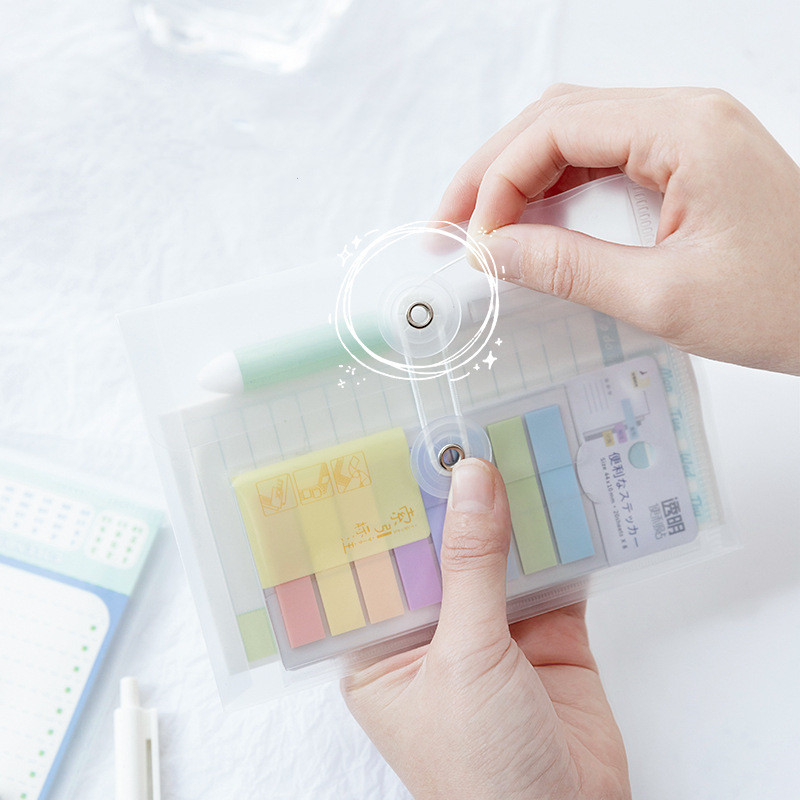 2vnt permatomas A6 failų aplankas 11*15cm mažo dydžio laikymo maišelio dėklas atmintinėms pastaboms dokumentams, vandeniui atsparus Biuro mokykla A6913