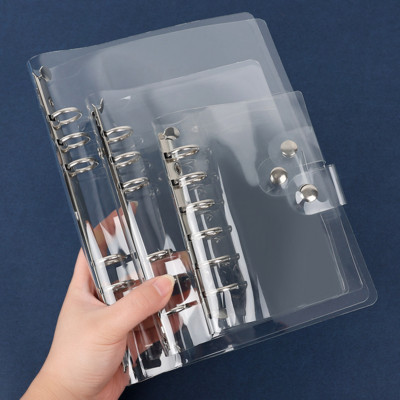 Binder PVC Binder A5 A6 A7 Binder Waterproof Wear-resistant Shell Hand Account Replacement Core Shell School Stationery
