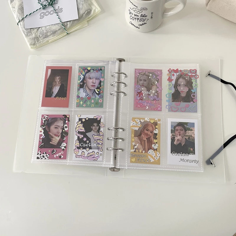 EZONE A5 Binder Idol Fotokaardid Kogumisraamat Postkaardihoidja Päevakava Planner DIY kingituste kooli kirjatarvete kogumise raamat