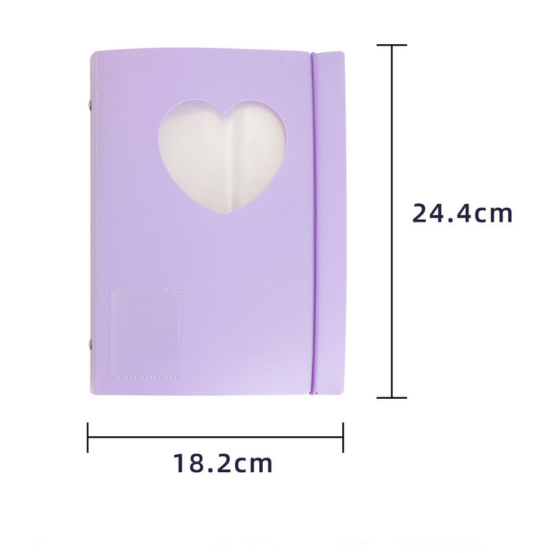 EZONE A5 Binder Idol Fotokaardid Kogumisraamat Postkaardihoidja Päevakava Planner DIY kingituste kooli kirjatarvete kogumise raamat