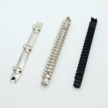 A5 3Rings /20 Rings Μεταλλικό & πλαστικό κλιπ με χαλαρά φύλλα Notebook Spiral Binder DIY Fill Paper Εύκολη εγκατάσταση με βίδες