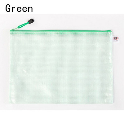 Α4 τσάντα αρχείου Διαφανές πλέγμα Διπλή σφράγιση Ασφαλής φάκελος Εγγράφων Organizer τσάντα Αποθήκευση Σχολική τσάντα γραφείου Θήκη χαρτιού για τσάντα αρχείων