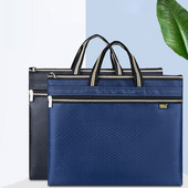 Servietă rezistentă la apă, pânză, portabilă, de mare capacitate, A4, pentru documente