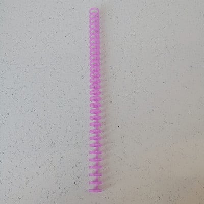 Bandă de legare cu cataramă cu inel de legare de 12 mm mașină perforată A4 / 30 găuri B5 / 26 găuri pentru documente, lanț de hârtie în foițe libere din plastic