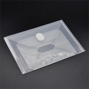 10PCS/Комплект 14x19 cm Прозрачни папки за файлове Пластмасови торбички за съхранение за щанци за рязане Печати Шаблони Органайзери Държачи