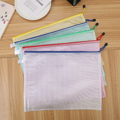 Rešetkasta vodootporna torba s patentnim zatvaračem Olovka za dokumente Proizvodi za arhiviranje Džepna mapa Uredski i školski pribor