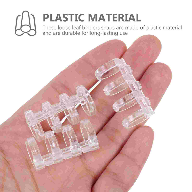 Uklonjivo vezivo Segmentirana studentska dopisnica Plastični prsten za spomenare s slobodnim listovima