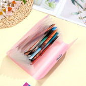 A6 PP File Bags Storage Folder Multifunction 13 Grids Expanding File Folders Organizer ταξιδιωτικών εγγράφων με αυτοκόλλητα 2022 ΝΕΟ