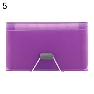 A6 PP File Bags Storage Folder Multifunction 13 Grids Expanding File Folders Organizer ταξιδιωτικών εγγράφων με αυτοκόλλητα 2022 ΝΕΟ