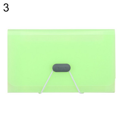 A6 PP File Bags Storage Folder Multifunction 13 Grids Expanding File Folders Organizer ταξιδιωτικών εγγράφων με αυτοκόλλητα 2022 ΝΕΟ