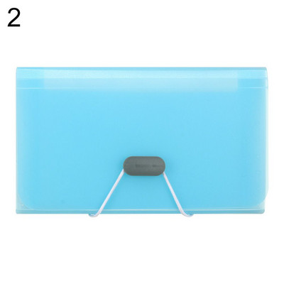 A6 PP File Bags Storage Folder Multifunction 13 Grids Expanding File Folders Organizer ταξιδιωτικών εγγράφων με αυτοκόλλητα 2022 ΝΕΟ