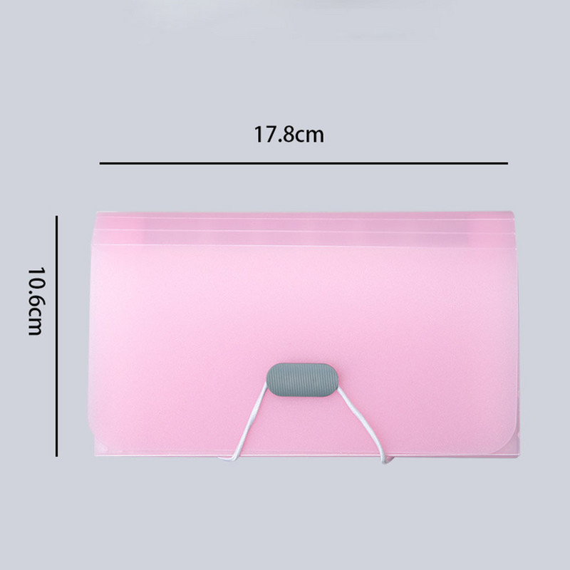 A6 PP File Bags Storage Folder Multifunction 13 Grids Expanding File Folders Organizer ταξιδιωτικών εγγράφων με αυτοκόλλητα 2022 ΝΕΟ