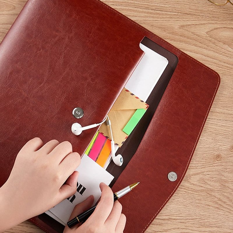 A4 A6 Kožna mapa s datotekama Paket s podacima Torba s dokumentima Modna aktovka s podacima Ugovorna torba s dokumentima Računi Torba s datotekama za školski uredski pribor Torba s datotekama