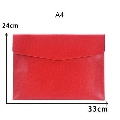 Φάκελος δερμάτινου αρχείου A4 A6 Snap Close Document Organizer Δεδομένα Συμβόλαιο Λογαριασμού Τσάντα αρχείου Τσάντα αποθήκευσης εγγράφων Αναλώσιμα γραφείου