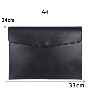 Φάκελος δερμάτινου αρχείου A4 A6 Snap Close Document Organizer Δεδομένα Συμβόλαιο Λογαριασμού Τσάντα αρχείου Τσάντα αποθήκευσης εγγράφων Αναλώσιμα γραφείου