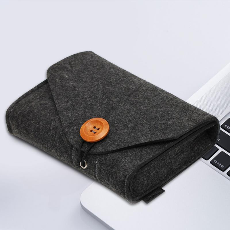 Torbica za pohranu od filca Torbica za organizatore za elektroničke dodatke Torbica za organizatore za elektroničke dodatke Izdržljiva za uštedu prostora