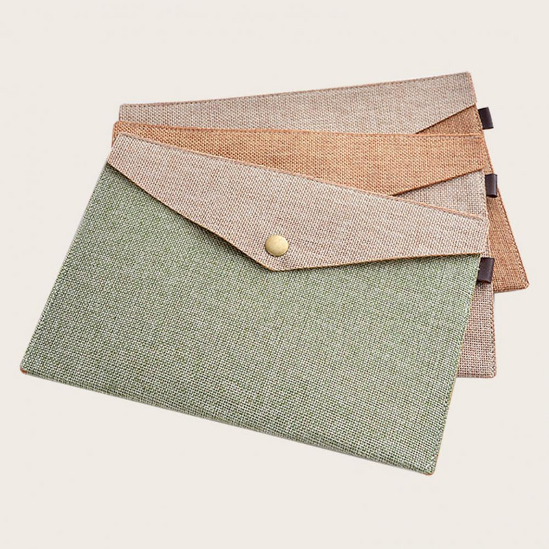 Torba za datoteke Višekratna upotreba Unikatno pohranjivanje konferencijskih materijala A4 Snap gumb Organizator datoteka Torba za pohranu datoteka Uredski pribor