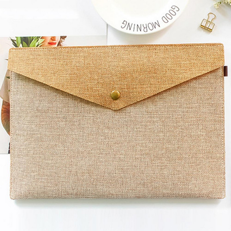 Torba za datoteke Višekratna upotreba Unikatno pohranjivanje konferencijskih materijala A4 Snap gumb Organizator datoteka Torba za pohranu datoteka Uredski pribor