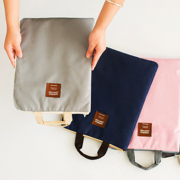 Κορεάτικη Απλή τσάντα εγγράφων μεγάλης χωρητικότητας Α4 επαγγελματικός χαρτοφύλακας αποθήκευσης φακέλου για χαρτιά χαρτικά Δώρο μαθητή