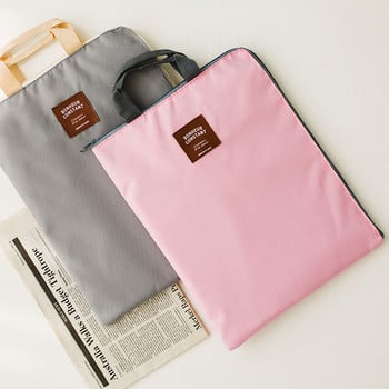 Κορεάτικη Απλή τσάντα εγγράφων μεγάλης χωρητικότητας Α4 επαγγελματικός χαρτοφύλακας αποθήκευσης φακέλου για χαρτιά χαρτικά Δώρο μαθητή