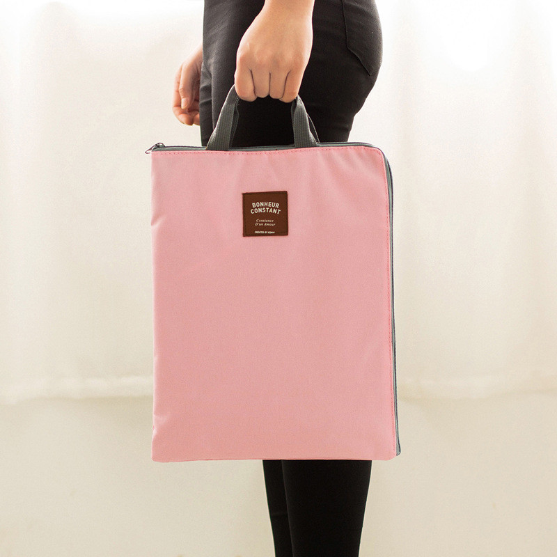 Korea lihtne soliidne A4 suure mahutavusega dokumendikott äriportfelli salvestusfailide kaust paberite jaoks Kirjatarvete õpilase kingitus