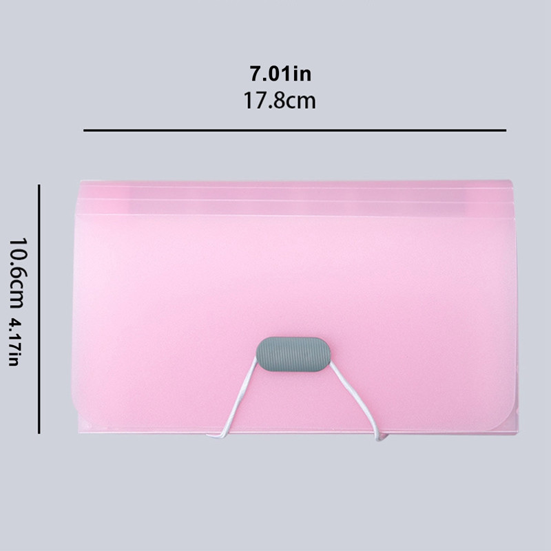 A6 kelių sluoksnių 13 tinklelių išsiplečiantis piniginės failo aplanko sagtis organų krepšys didelės talpos mokyklos biuro duomenų saugojimo organizatoriaus maišelis