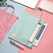 A4 držač datoteka, prijenosna Oxford tkanina, torba za datoteke s dvostrukim patentnim zatvaračem, pribor za pisanje, torba za pohranu školskog pribora za djevojčice