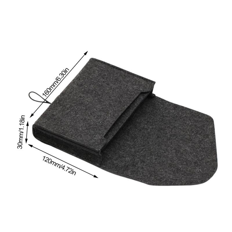 Geantă portabilă de depozitare din pâslă Carcasă mică de depozitare din pâslă, accesorii electronice, geantă organizatoare, care economisește spațiu, carcasă de protecție durabilă pentru