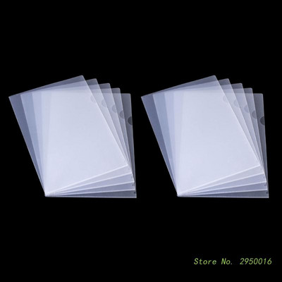 10 τμχ Clear Folders Plastic Project Pockets Φάκελοι εγγράφων 12,2" x 8,7" τσάντα αρχείων για μαθητικά σχολικά είδη γραφείου