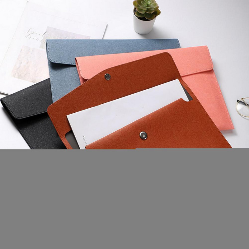 Univerzalna torbica za pohranu datoteka, organizator datoteka od umjetne kože za višekratnu upotrebu, omotnica veličine A4, proširiva mapa s datotekama