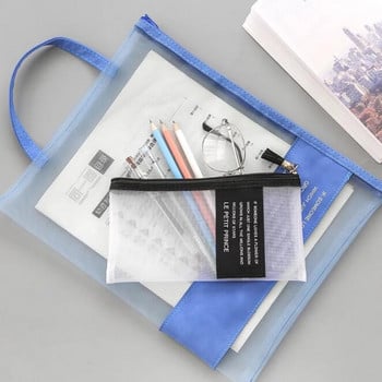 New Arrival Simple Series Desk A4 File Folder Bag Document Paper Organizer Αποθήκευση Τσάντα χειρός Σχολική Γραφική ύλη