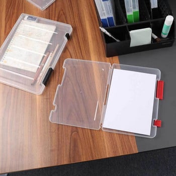 Six Colors A4/A5 File Box Clear Desk Document Organizer Αποθήκευση γραφείου Σχολικά αξεσουάρ για παιδιά και ενήλικες