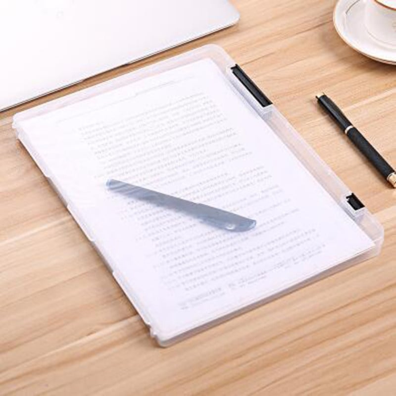 Kuue värviga A4/A5 failikarp läbipaistev laud Dokumendipaber Organisaator Hoiu Kontori koolitarvikud lastele ja täiskasvanutele