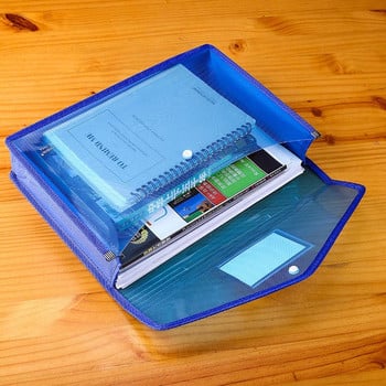 1 бр. A4/A5 Цветна чанта за файлове с голям капацитет Органайзери за документи с щракване Тестова чанта за съхранение на хартия Многофункционални продукти за архивиране